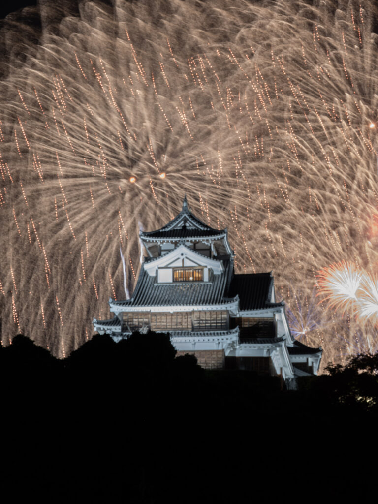 福知山城花火